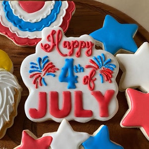 Happy 4th of July Cookie Cutter