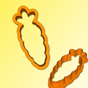 Große Karotte Ausstechform: Osterbäckerei
