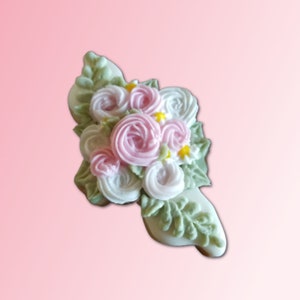 Floral Bouquet Cookie Cutter: Food Safe PLA Plastic