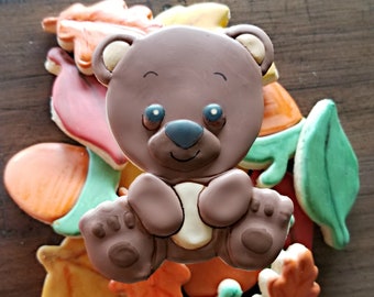 Bear Cookie Cutter, Woodland Animal Cookie Cutters
