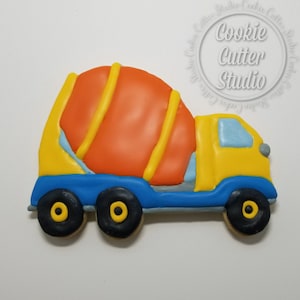 Concrete Truck Cookie Cutter, Construction Cookie Cutters