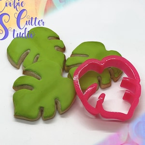 Tropical Leaf Cookie Cutter, Jungle Cookie Cutters