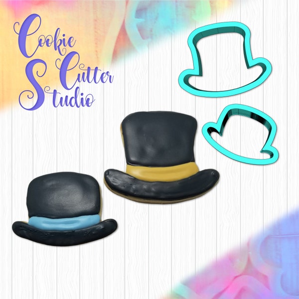 Bolo Hat and Top Hat Cookie Cutters, Little Gentleman Cookie Cutters, Little Man Cookie Cutters