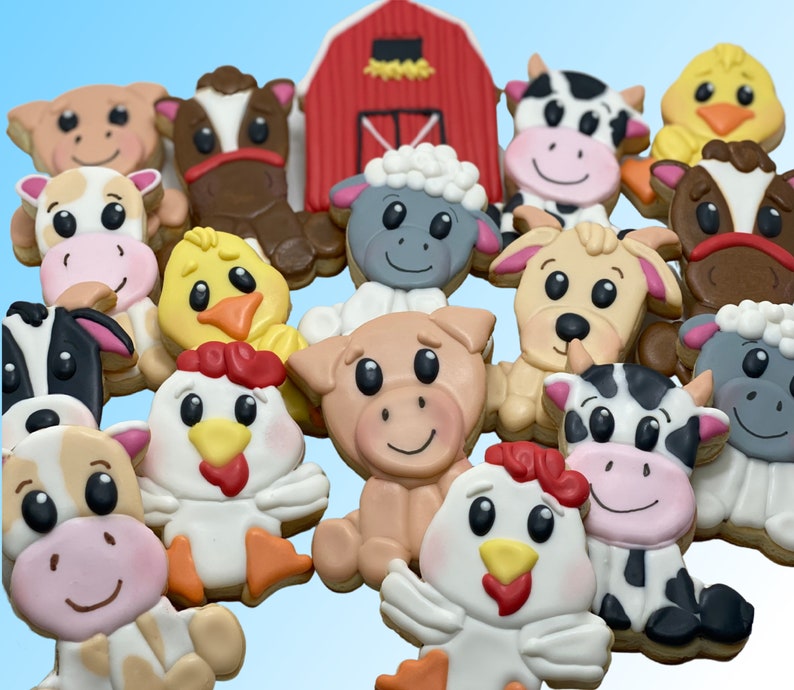 Roster Cookie Cutter Farm Animal Cookie Cutters Etsy