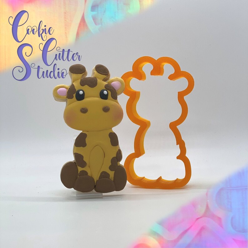 Giraffe Cookie Cutter Safari Cookie Cutters Animal Cookie Etsy