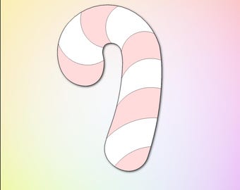 Candy Cane Cookie Cutter, Christmas Cookie Cutters