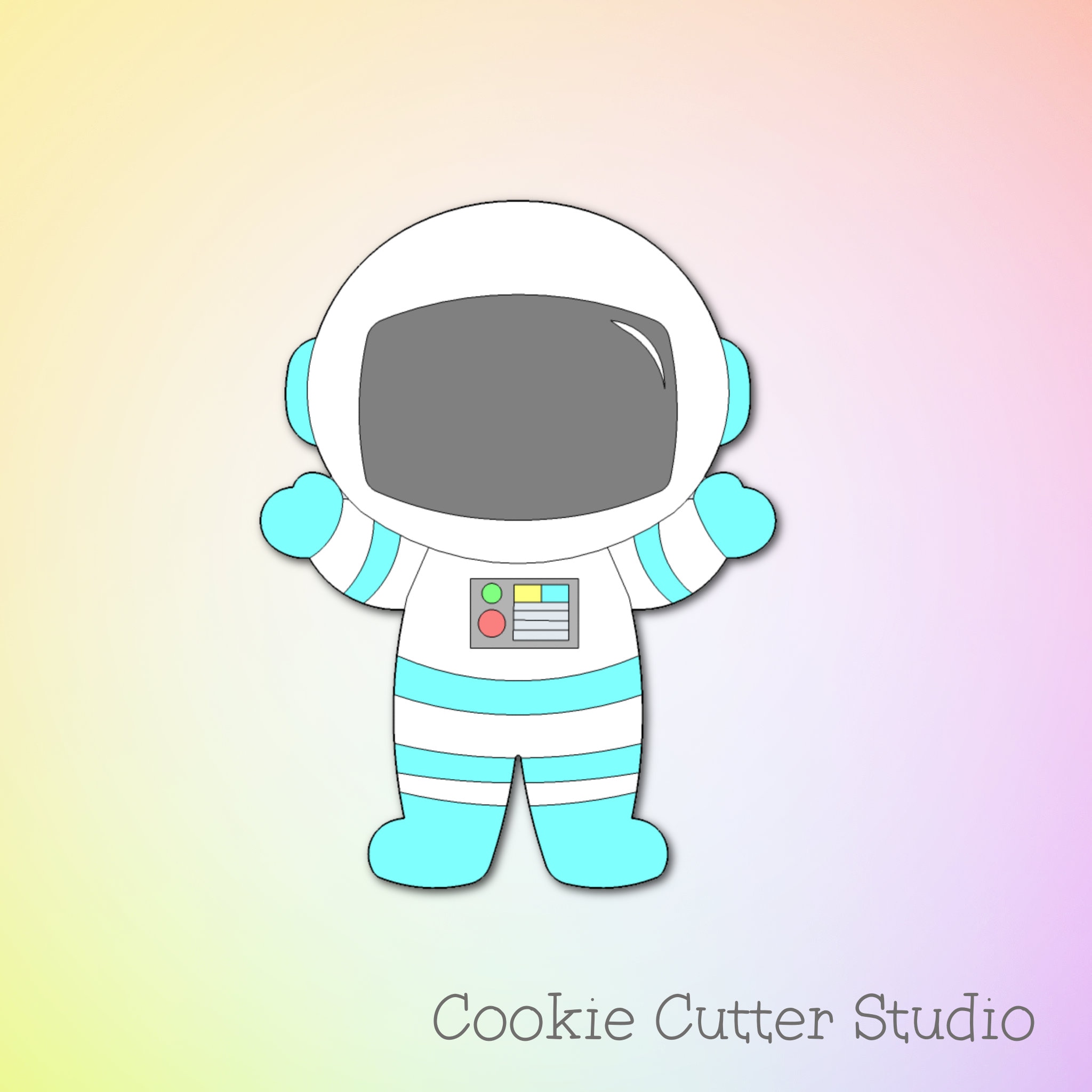 Astronaut Cookie Cutter, Space Cookie Cutter 