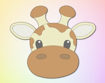 Giraffe koekjesvorm, safari koekjesvormpjes, dieren koekjesvormpjes