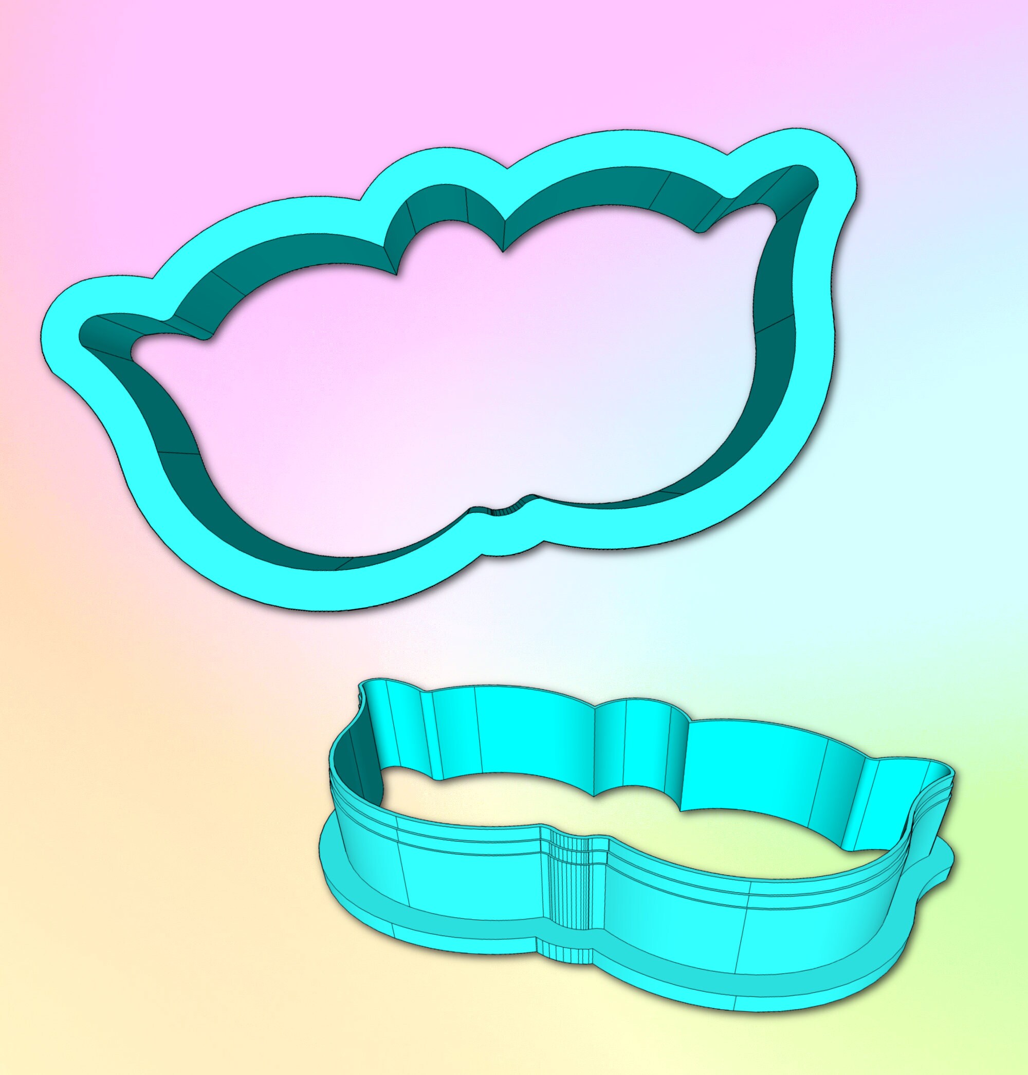 mini mardi gras cookie cutters
