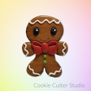 Gingerbread Man Cookie Cutter, Christmas Cookie Cutter