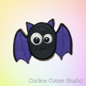 Bat Cookie Cutter: Halloween Baking, 3D Printed