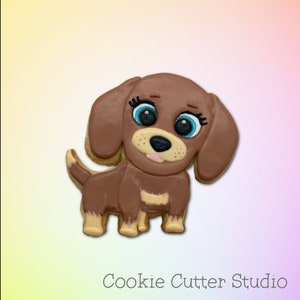 Puppy Cookie Cutter: Food Safe PLA Plastic