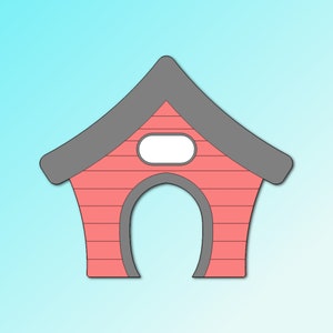 Dog House Cookie Cutter