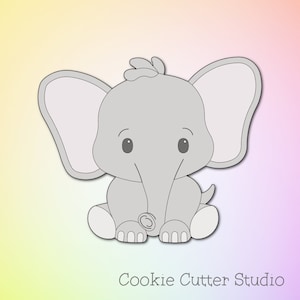 Elephant Cookie Cutter, Jungle Animal Cookie Cutters, Safari Cookie Cutters