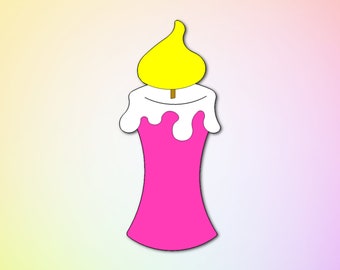 Birthday Candle Cookie Cutter