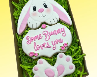 Bunny with Plaque Cookie Cutter Set, Easter Cookie Cutters