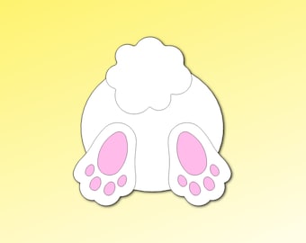 Bunny Butt Cookie Cutter, Easter Cookie Cutters
