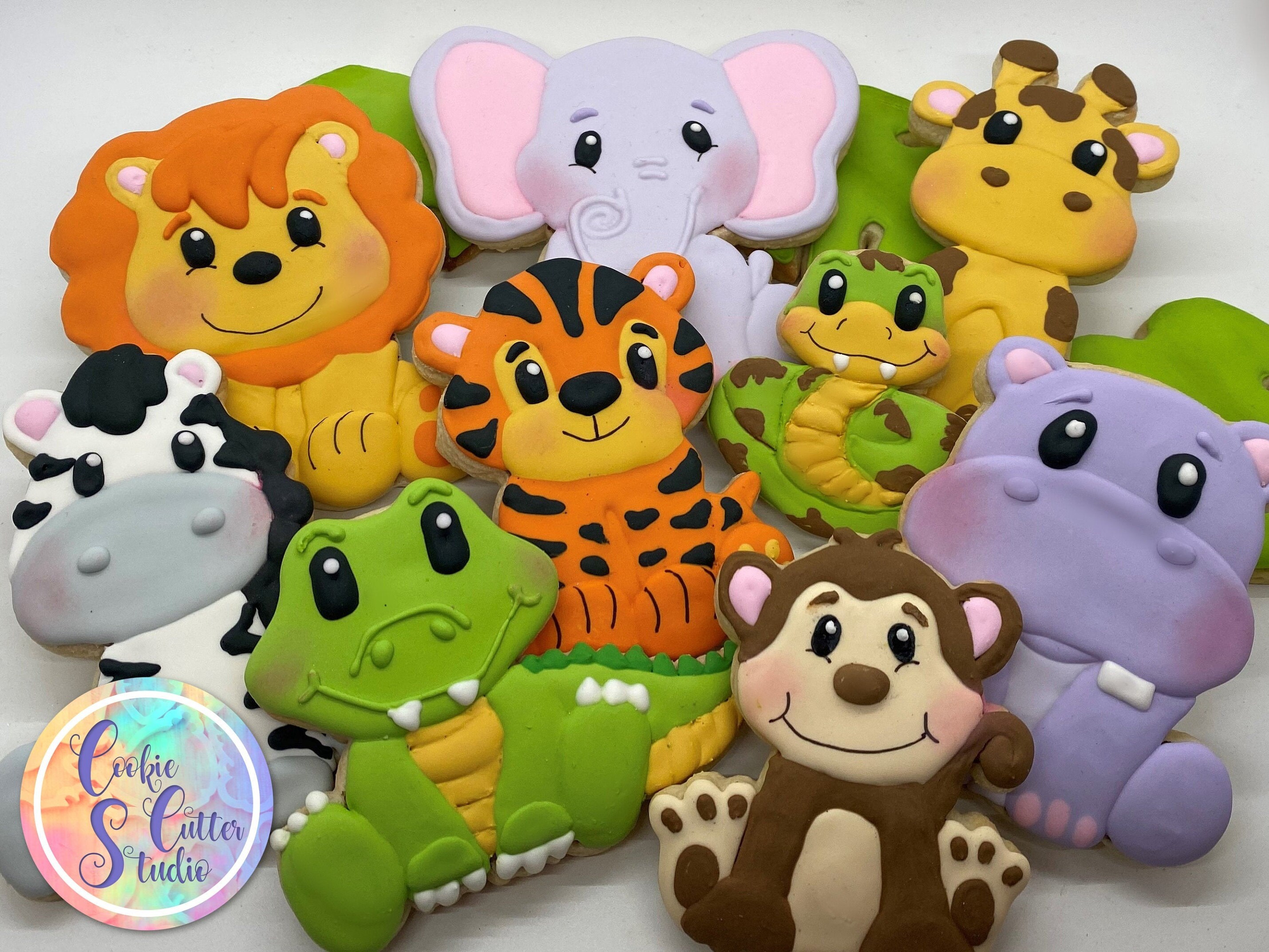 Zebra Cookie Cutter Safari Animal Cookie Cutters Animal Etsy