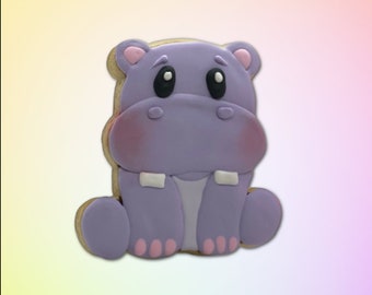 Hippo Cookie Cutter, Safari Cookie Cutter, Jungle Animal Cookie Cutter