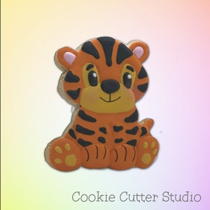 Tiger Cookie Cutter, Safari Animal Cookie Cutters, Animal Cookie Cutters