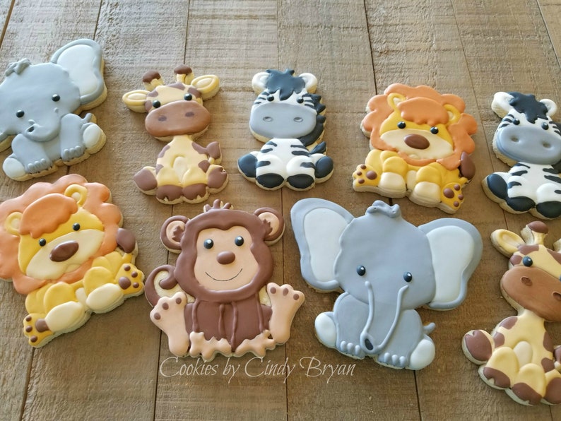 safari animal cookie cutters
