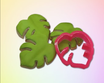 Tropical Leaf Cookie Cutter, Jungle Cookie Cutters