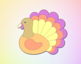 Cortador de galletas de pavo: repostería de Acción de Gracias y manualidades de otoño