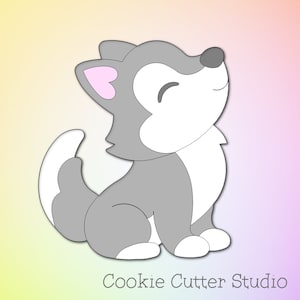 Wolf Cookie Cutter: Woodland Animal Treat Cutter
