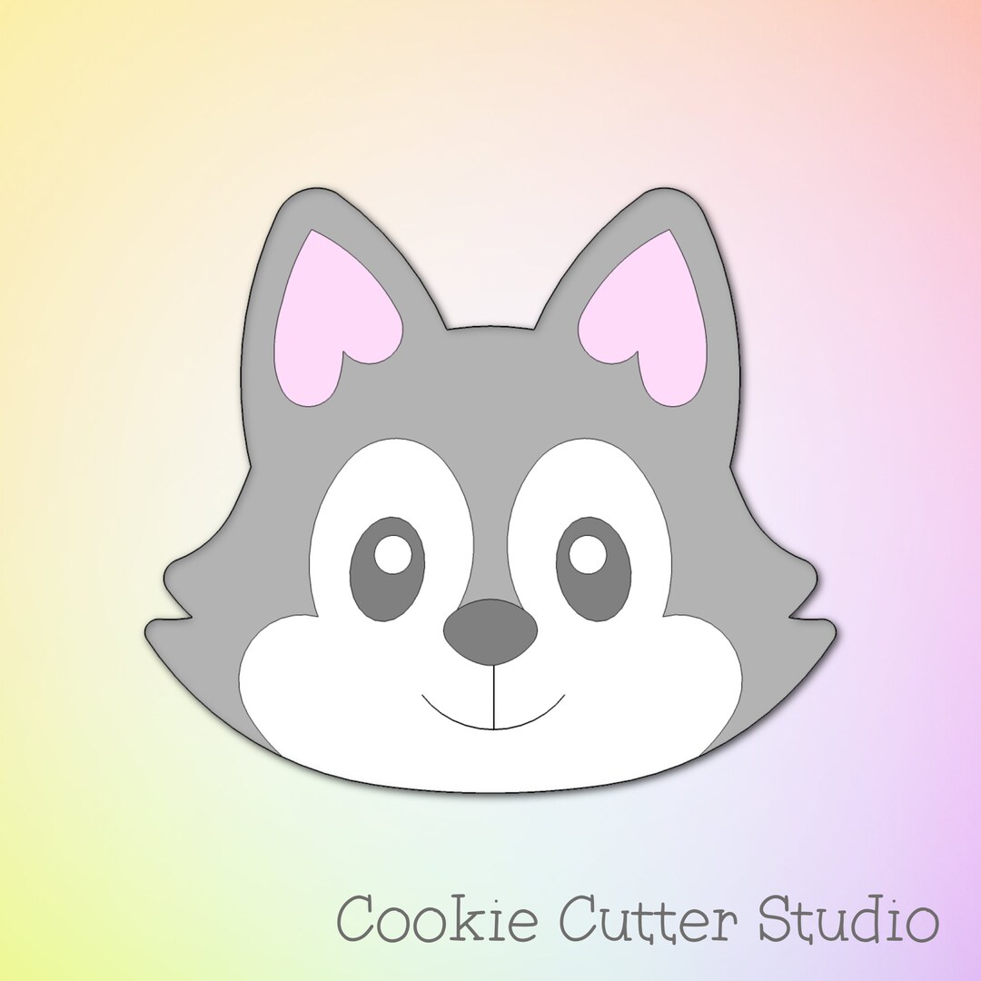 Wolf Head Cookie Cutter: Woodland Animal Treat Cutter - Etsy