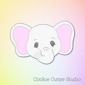 Elephant Cookie Cutter, Jungle Animal Cookie Cutters, Safari Cookie Cutters