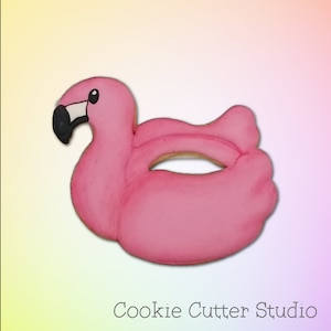 Flamingo Float Cookie Cutter, Pool Party Cookie Cutters