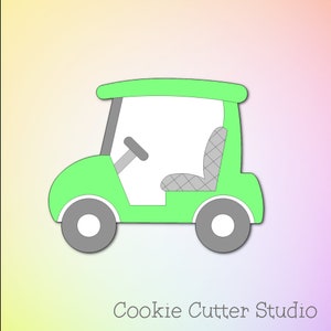 Koekjesvorm voor golfkar, Koekjesvormpjes voor golf