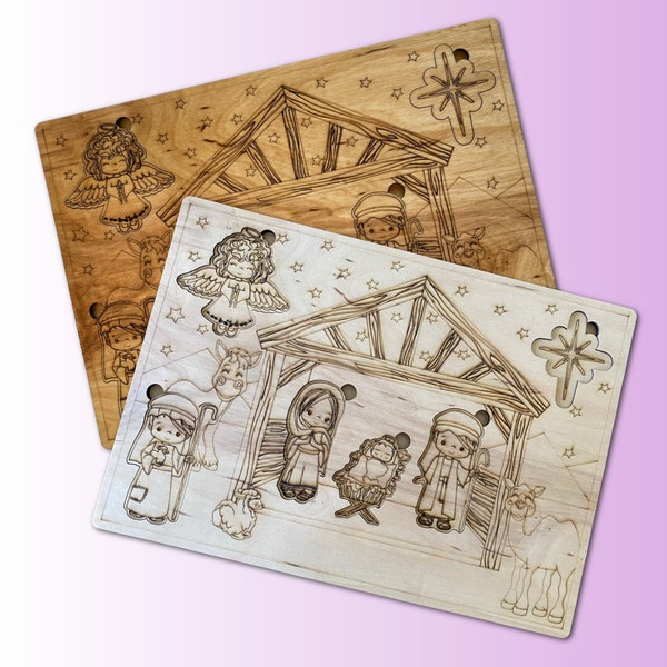 Nativity Puzzle - Etsy