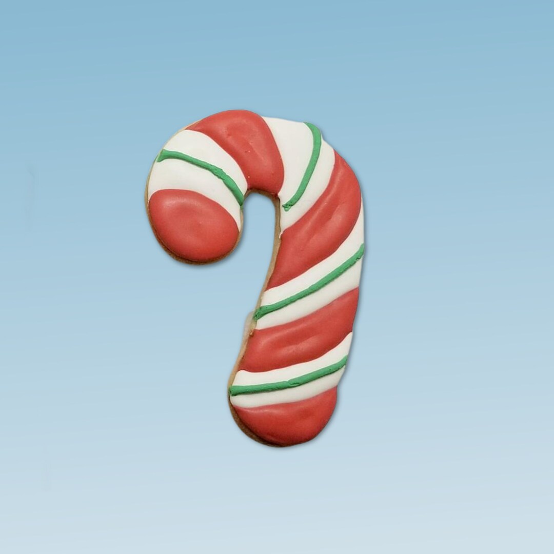 Candy Cane Cutter Candy Cane Cookie Cutter: 3.5 Inch Christmas Treat - Etsy