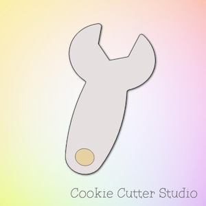 Wrench Cookie Cutter: Construction Tool, Food Safe PLA