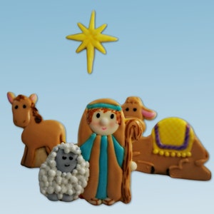 Weihnachtskrippe - Shepard Ausstecher Set