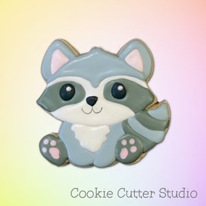Raccoon Cookie Cutter, Woodland Animal Cookie Cutters