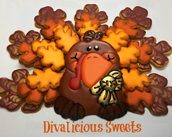 Turkey Platter Cookie Cutter Set, Thanksgiving Cookie Cutters