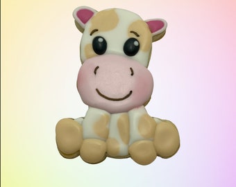 Cow Cookie Cutter: Farm Animal PLA Plastic Cutter