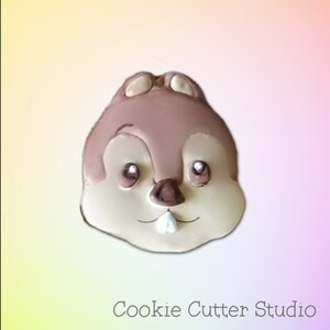 Squirrel Head Cookie Cutter, Woodland Animals Cookie Cutters