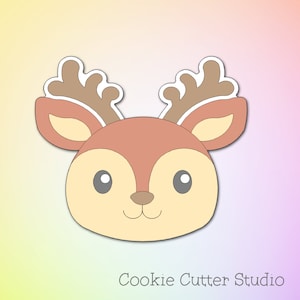 Deer Cookie Cutter, Woodland Animal Cookie Cutters
