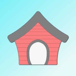 Dog House Cookie Cutter
