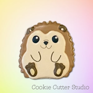 Hedgehog Cookie Cutter, Woodland Animal Cookie Cutters