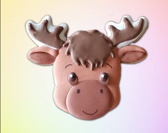 Deer Head Cookie Cutter: Woodland Animal, Food Safe PLA