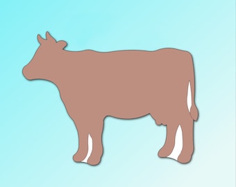 Cow Cookie Cutter: Food Safe PLA Plastic