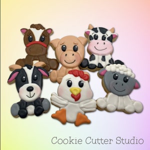 Bauernhof Tier Cookie Cutter Set
