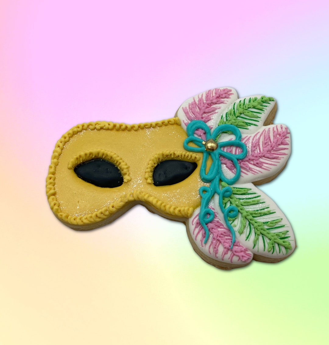 mardi gras mask cookie cutter