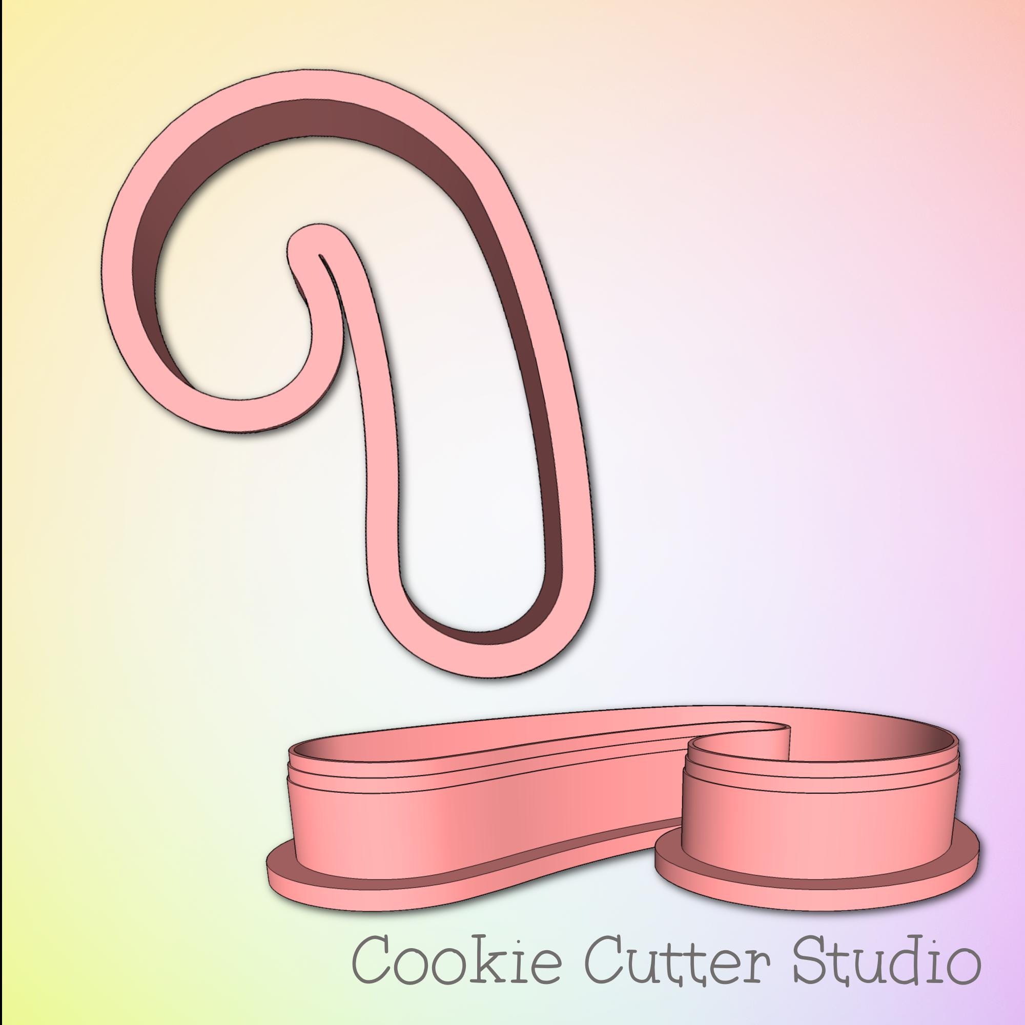 Candy Cane Cutter Candy Cane Cookie Cutter, Christmas Cookie Cutters - Etsy