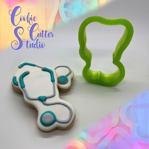 Stethoscope Cookie Cutter, Medical Cookie Cutter