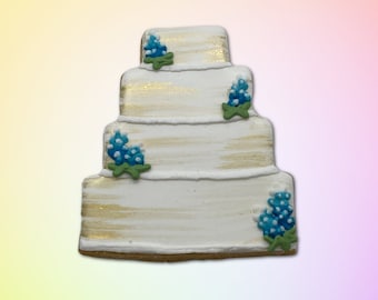 Wedding Cake Cookie Cutter: Food-Safe PLA Plastic